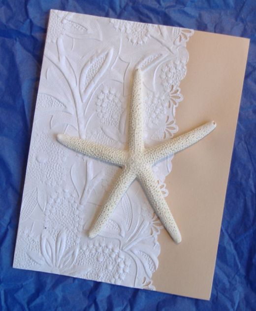 Your guests will recognize your wedding theme from your invitation A beach 